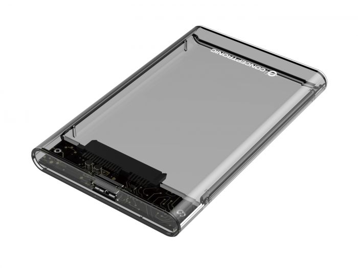 Box Esterno Conceptronic 2.5 SATA USB 3.0 Trasparente Offerta