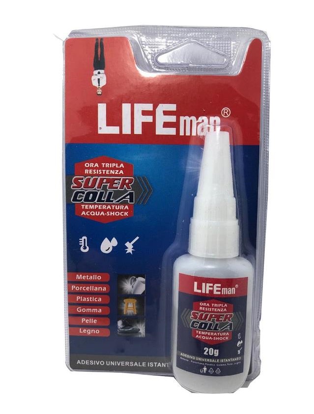 Super Colla Istantanea Lifeman 20g | Offerta Professionale