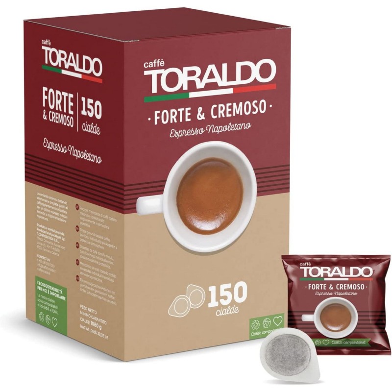 Cialde Toraldo 150 Pz Forte e Cremoso | Offerta Omnicenter