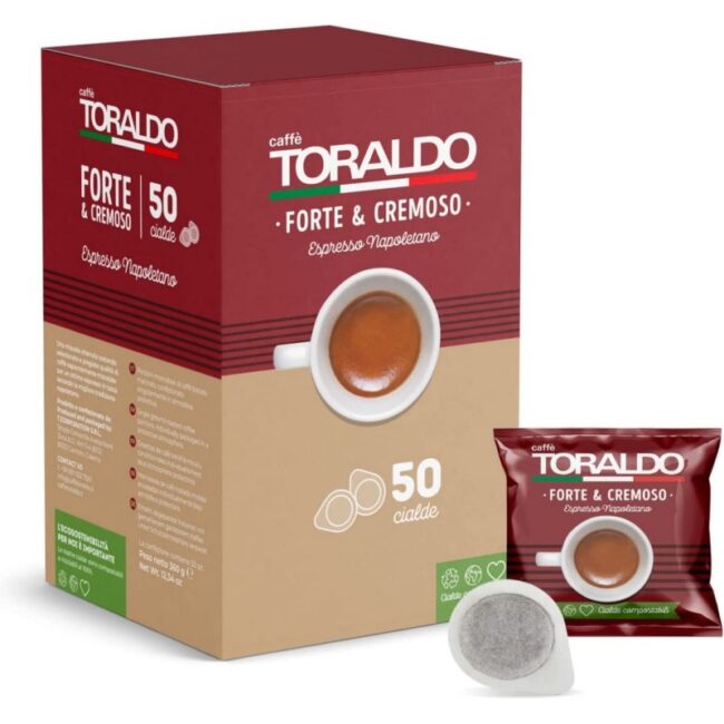 Cialde Toraldo Forte e Cremoso 50 Pz ESE 44mm | Offerta