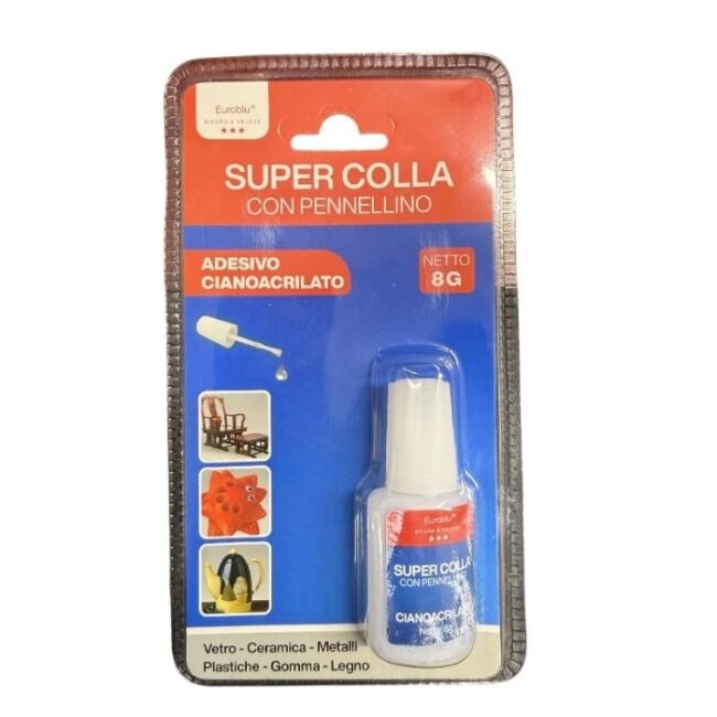 Super Colla Istantanea Euroblu 8g 12Pz | Offerta
