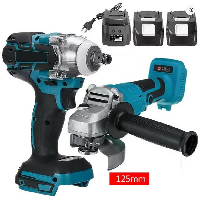 Professionale Kit Avvitatore e Smerigliatrice Mukins 18V