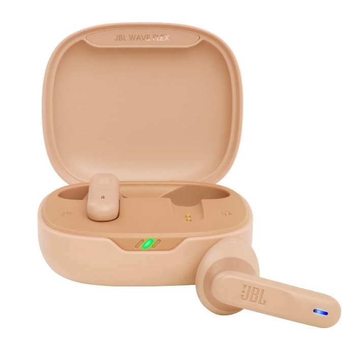 Nuovi Auricolari Bluetooth JBL Wave Flex Beige | Omnicenter