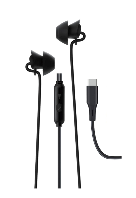Auricolari USB Type-C per Dormire Unico: Scopri il Modello Nero