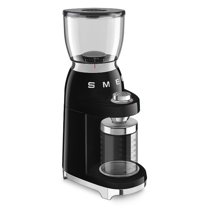 Macinacaffรจ Smeg 50's Style Nero: Scopri il Modello CGF11BLEU