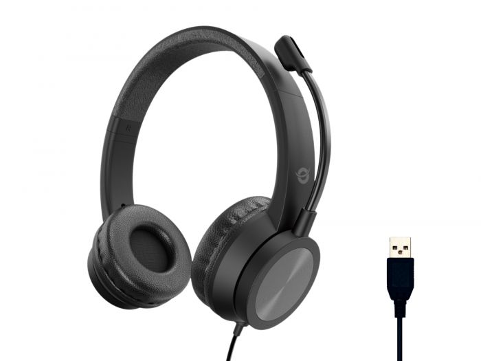 Cuffie Conceptronic Polona05B USB-A | Affidabile