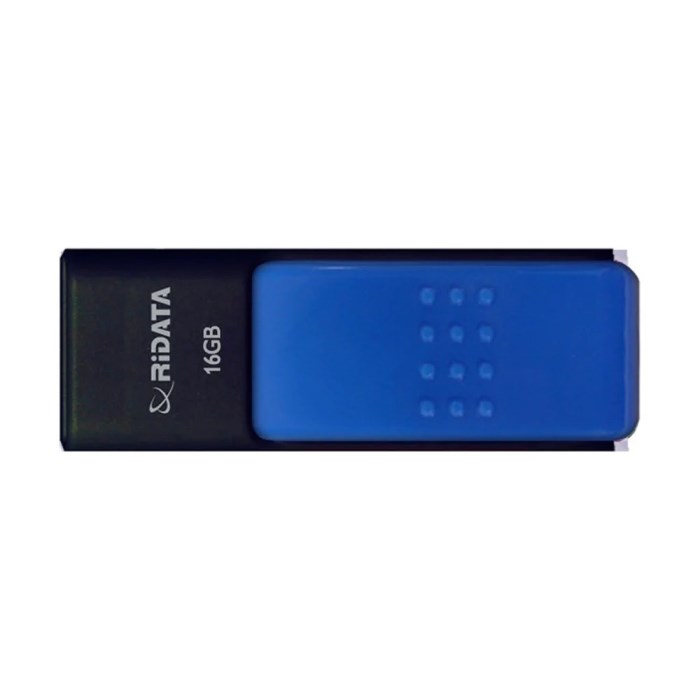 Pen Drive Ridata 16 GB USB 2.0 Nera e Blu | Conveniente