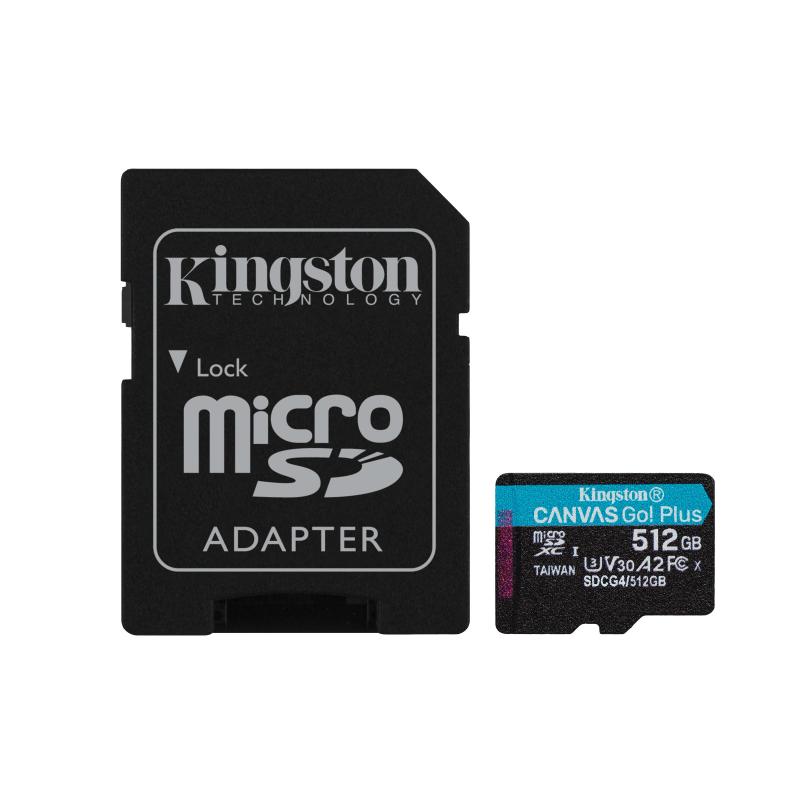 MicroSDXC Kingston 512GB Canvas Go Plus | Offerta Omnicenter