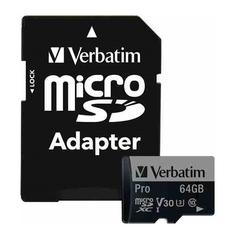 MicroSDXC 64 GB Verbatim Classe 10 Originale | Omnicenter