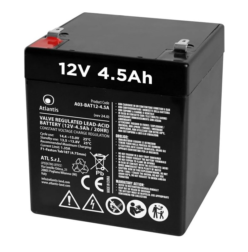 Batteria UPS 12V 4.5Ah Tecnew Affidabile e Ricaricabile