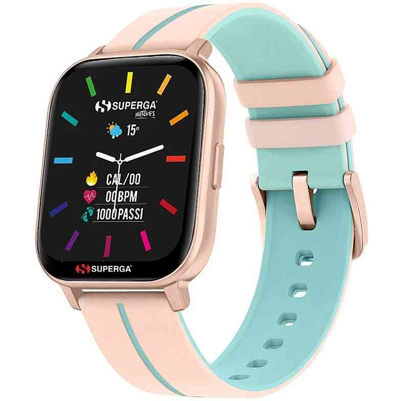 Smartwatch Superga SWT-STC021 Originale Beige e Turchese