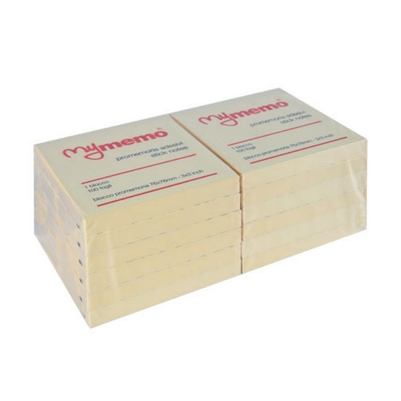 Post-It Gialli 76x76 Mymemo 12 Pezzi Offerta