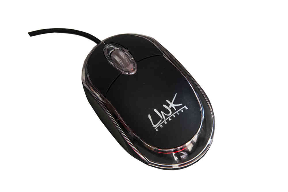 Mouse mini USB Link Nero: Affidabile e Compatto