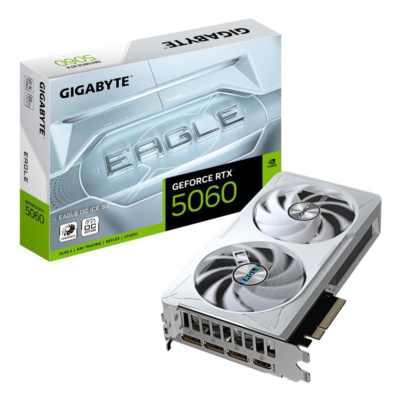 GeForce RTX 5060 Eagle OC Ice 8GB Gigabyte | Scopri