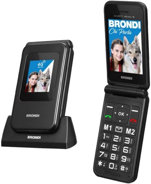 Brondi Amico Speciale 4G: Scopri il Cellulare Dual Sim Nero