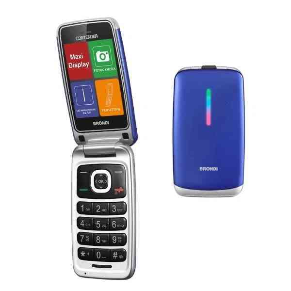 Brondi Contender Dual Sim Blu: Scopri il Cellulare Pratico