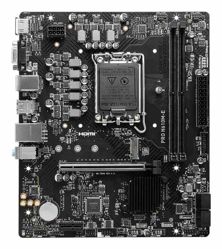 Scheda Madre MSI PRO H610M-E DDR5 | Offerta Omnicenter