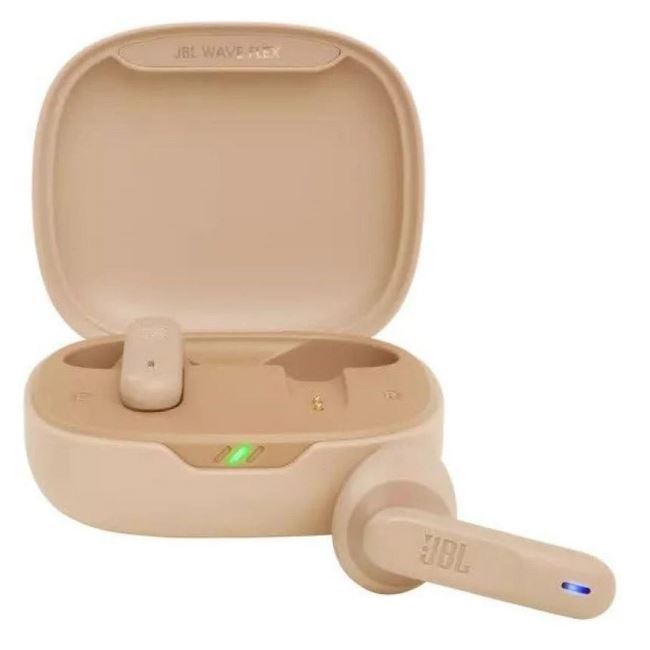 Auricolari Bluetooth JBL Wave Buds Beige | Offerta Originale