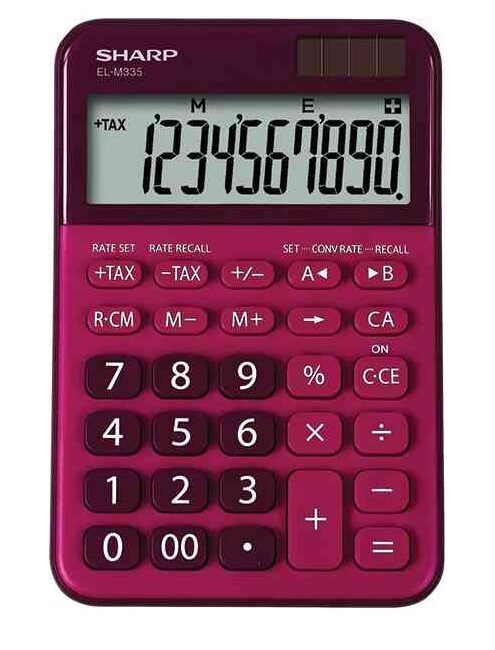 Calcolatrice Sharp Rossa EL-M335 Offerta | Omnicenter