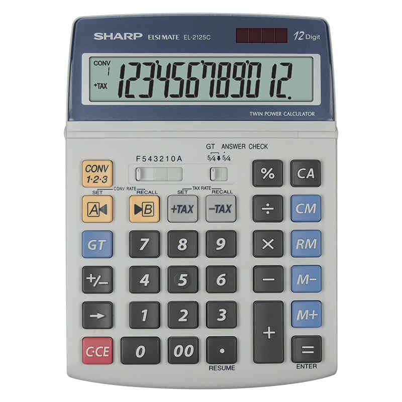Calcolatrice Sharp SH-EL-2125C Professionale | Omnicenter