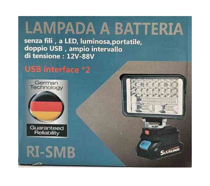 Lampada a Batteria Retrattile Siarlinxi | Offerta Omnicenter